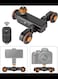 Dolly Motorized Slider Camera with Remote Control, Slider Electric Rail Screw 1/4 "to 3/8" 3 Speed Adjustable, Portable Electric Slider Track