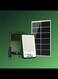 Solar Street/Flood Light, 800W with Solar Panel, Green Metal Frame for Outdoor Residancial &amp; Commercial Use, Powered LED Light Dusk to Dawn with Remote Control