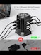 Power Strip Tower Surge Protector with 12 Outlets &amp; 4 USB Charging Ports Bundle with USB C Port, 3 USB A Charging Ports &amp; 9 AC Outlets