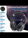 Bluetooth Headphones Over Ear, 65 Hours Playtime, Lightweight Foldable &amp; Portable Stereo Bass Headsets for Smartphone, Tablet, Computer, MP3/4
