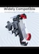 Bicycle Phone Mount 360 Universal Motorcycle Phone Holder for 4.7-7 Inch Bike Phone Holder Handlebar Phone Mount