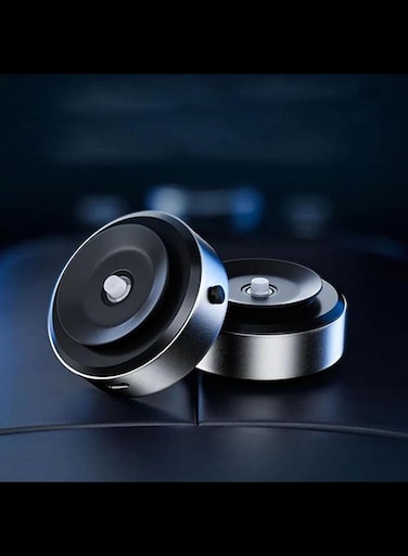 Innovative Dual Suction Cup and Magnetic Design, Magnetic Car Suction Cup Holder, Suction Cup Phone Mount, 360&deg;3D Rotation Portable Magnetic Phone Holder (Black)