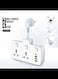 Radiotronics 2 AC Outlets Portable Electrical Extension Socket