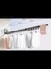 Radiotronics Wall Mounted Clothes Drying Rack Retractable Laundry Clothes Rack Space Saving Collapsible Dryer Rack for Balcony Laundry