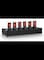 Radiotronics Nixie Tube IPS Vintage Digital Alarm Clock,6 Bit RGB Glow LCD Time Photo Display , 12  and 24 Hours Display,5V USB Creative Retro Desk Decoration Gift (Black)