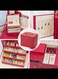 Jewelry Box for Women, Jewelry Organizer with 5 Drawers, Lockable Jewelry Case with Mirror, Portable Travel Case, for Rings, Earrings, Necklaces, Gift, (Red)