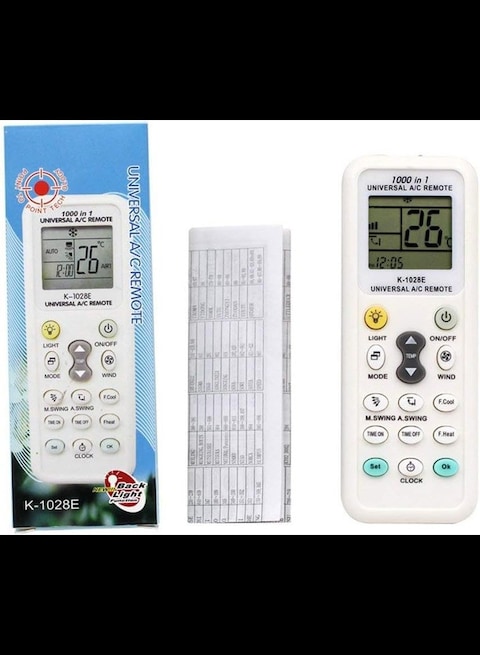 Universal Air Conditioner Remote Control for Daikin, Hitachi, Carrier, LG, Sharp, Haier, Gree, Midea, Whirlpool, Bosch, Olympus, Toshiba, Samsung
