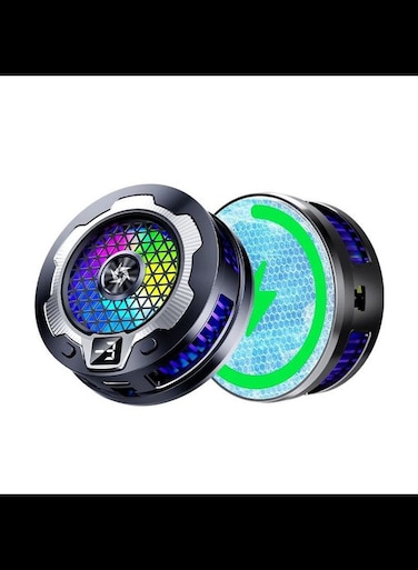 Magnetic Phone Cooler, Strong Cooling Phone Cooling Fan, Rapid Heat Dissipation Mobile Cooling Fan, Phone and Tablet, Fast Cooling Mobile Fan