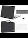 Compatible with MacBook Pro 13 inch Case Plastic Hard Case &amp; Bag &amp; Keyboard Skin &amp;Webcam Cover &amp; Screen Protector, Space Gray