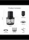 Electric Food Processor, Small Electric Food Chopper for Baby Food, Vegetables, Meat, Fruits, Nuts, 4 Cup Food Chopper with 2 Speed