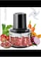 Electric Food Processor, Small Electric Food Chopper for Baby Food, Vegetables, Meat, Fruits, Nuts, 4 Cup Food Chopper with 2 Speed