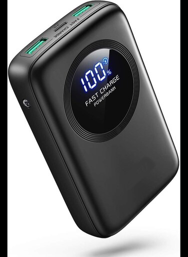 Portable Charger, 20W PD3.0 QC4.0 Fast Charging USB C Power Bank