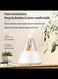 150ml Premium Essential Oil Diffuser, Ultrasonic Diffuser Humidifier with Remote Control, 2 Fog Modes LED Lights, for Home Office SPA Yoga (White)