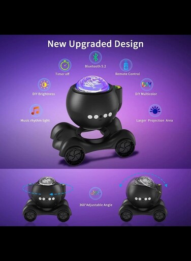 Galaxy Projector GP06 Pro Bedroom Galaxy Projector with Speaker