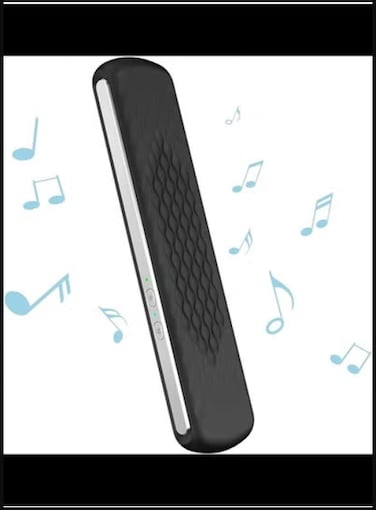 Pillow Speaker Bone Conduction Stereo, Bluetooth Sleep Headphones for Deep Sleeping, Mini Portable Pillow Speaker for All People-Black