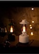 Bluetooth Speaker Night Light, IPX4 Waterproof Vintage Night Lamp with Bluetooth Speaker Kerosene Lamp-Shaped Music Player