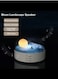 Moon Landscape Night Light 1200mAh LED Table Lamp Bluetooth Rechargeable