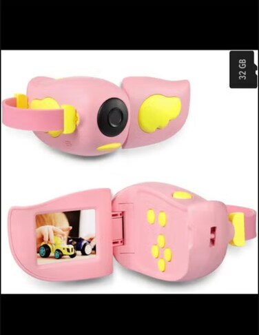 720P HD Kids Video Camera/Camcorder with 2.0&rdquo; Color Display Screen - 32GB microSD Card Included (Pink)