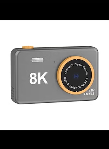 Radiotronics Children's Camera With Flash, Front And Rear Dual Lens Selfie Video Digital Mini Children's Camera Student Trend Fashion Small SLR Video MP3 Camera