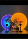 Sunset Lamp Projector, 16 Colors Changing LED Multicolor Sunset Light, 360 Degree Rotation Mellow Rainbow Floor Night Light, Gift for Girlfriend