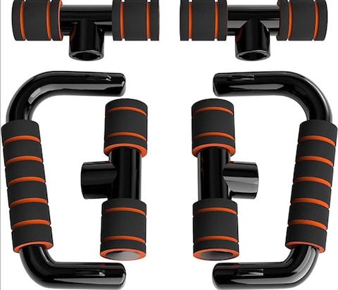Radiotronics Durable and Ergonomic Plastic Push-Up Bar for Enhanced Upper Body Workouts