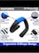 Push Up Bar Stand with Foam Grip Handle for Chest Press, Home Gym Fitness Exercise, Strength Training, Push Up Bar Stand for Men and Women, Gym (Black &amp; Blue Color)