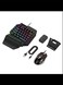 One Hand Non Mechanical Gaming Keyboard and Backlit Mouse Combo,  Gaming Keyboard Set for Laptop PC Game and Work (Combo)