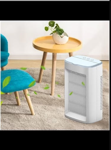Air Conditioner Fan Portable 3 in 1 Three Gear Wind Air Purifier Cooler Sturdy Quiet Air-Conditioner for Home, Work, Office
