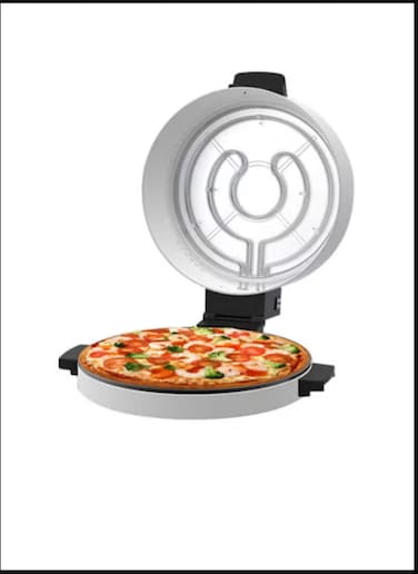 2000W Electric Pizza Oven, Outdoor Indoor Portable 12 Inch Countertop Pizza Maker Machine, Pizza Maker Pan for Home (US Plug 110V)