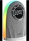 Radiotronics Home Bluetooth Speaker, 25W Powerful & Premium Sound with LCD Time Display, RGB Lights Show, 2 USB Output Ports for Bedrooms, Living Rooms and Office - Adapter Powered