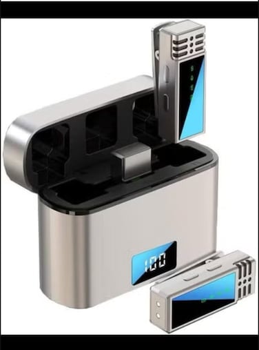 Radiotronics Dual Lavalier Microphone Suitable for Iphone Tablet Laptop Mobile Smartphone   Plug Play Mic   For Video Recording Interview Youtube Vlogging  20m Range