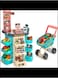Kids Play Supermarket Set with Scanner -  47 Piece Complete Playset with Cash Register Credit Card Machine Scanner Shop Trolley and Food Gift for Boys and Girls