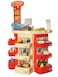 Pretend Play Grocery Shop Set - 47 Piece Complete Playset with Cash Register Credit Card Machine Scanner Shop Trolley and Food Gift for Boys and Girls