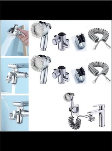 Multifunction Universal Water Taps, 3-in-1 Multifunctional Faucet with 360&deg; Rotating Faucet and Massage Shower Head, Universal Splash Filter Faucet for Daily Washing