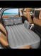 Inflatable Air Mattress Car Bed- Back Seat Sleeping Pad with Backrest- Portable Travel Camping Mattress - Grey
