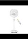 White Atomberg Efficio Plus BLDC Electric Pedestal Table Fan With Remote
