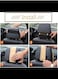 Car Seat Headrest Pad Memory Foam Pillow Head Neck Support Soft Cushion