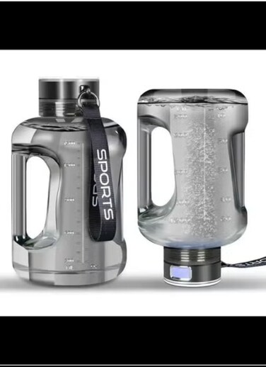 1.5L High Max Hydrogen Water Bottle, Hydrogen Water Generator with SPE/PEM Technology, Portable Sports Water Bottle, 2500PPD Pure Hydrogen Rich Concentration