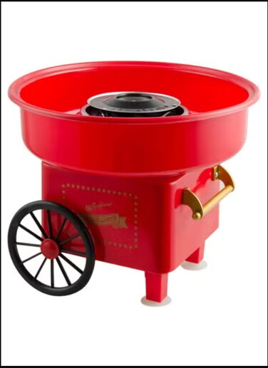 Radiotronics Cotton Candy Floss Maker, Mini Cotton Candy Machine, Easy to Clean and Use, for Birthdays and Parties