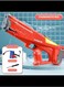 Toy Garrage Shark Electric Rechargeable Waterproof Water Bursting Gun Toy Sprayer for Summer, Outdoor, Beach &amp; Pool Ideal for Kids, Adults, 550ml Capacity (Red)