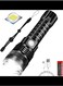 Super Bright 12000 Lumens Rechargeable Handheld Torch Zoomable Waterproof Torch Lamp 5 Modes Flashlight for Camping Hiking Fishing Hunting