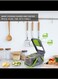 Vegetable Cutter Cube 22 in 1, Portable Vegetable Slicer with 13 Stainless Steel Blades and Peeler, Manual Vegetable Cutter for Cutting, Cutting and Grating Vegetables