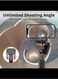 Gimbal Stabilizer for Smartphone, 2-Axis Gimbal Stabilizer, 360&deg;Rotation Face Tracking Phone Tripod with Stand, Selfie Stick with Lights for Video Recording