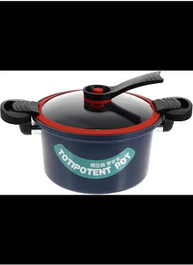 1 Pc Pressure Cooker Non-stick Iron Pot Non-stick Stew Item Induction Cooker Iron Stew Pot Non-stick Pressure Cookware Non-stick Pressure Pot Induction Cooker Iron Pot