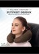 EaseAway U-Shaped Acupressure Neck Pillow Case Cover &ndash; Unfilled &ndash; Suitable for Cervical Pain Relief and Muscle Relaxation- Stress Relief - Trigger Point Massage Therapy