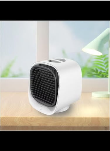 Air Cooler Portable, 7-Color Led 3-Speed Wind Speed Portable Air Conditioner USB, Professional Strong Home Ac Unit Suitable for Home and Office