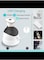 Radiotronics Portable Head Massager Scalp Stress Relax with 3 Speed Modes & 8 Massage Claws - Waterproof Handheld Cat Massager Head Scratcher