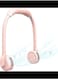 Portable Neck Fan, 3 Adjustable Speeds 180 Degrees Rotating Heads, Flexible Gooseneck Hose Rechargeable Cooling Fan for Sports Office Outdoor Travel, Pink