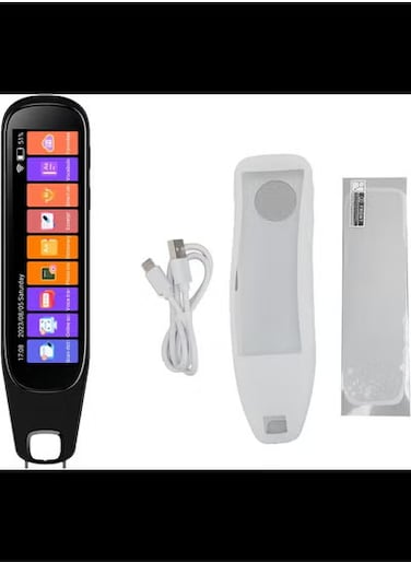 Translation Pen Scanner, Text to Speech Device, OCR Digital Pen Reader, Exam Reading Pen for Students, Dyslexia, Wireless Language Translator (BLACK)