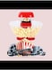 Popcorn Maker Popper, Electric Hot Oil Popcorn Machine with Clear Bowl, Great for Home Party Watching Movies in Home with Family